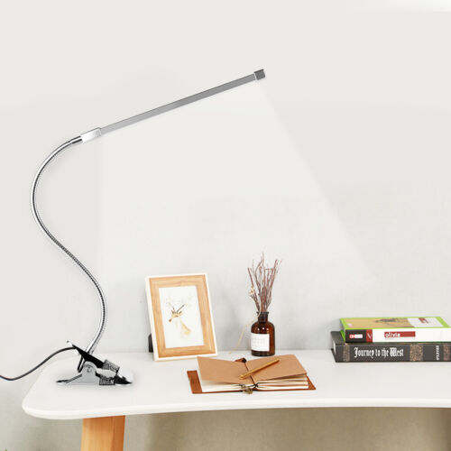 LED Klemmleuchte dimmbar Tischleuchten Leselampe flexibel USB Tisch-Lampe 80 LED