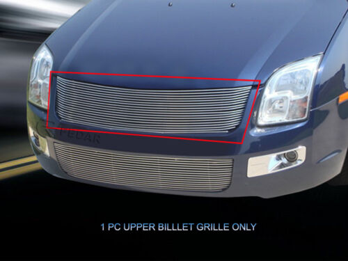 Polished Billet Grille Grill Upper Fits 2006-2009 Ford Fusion