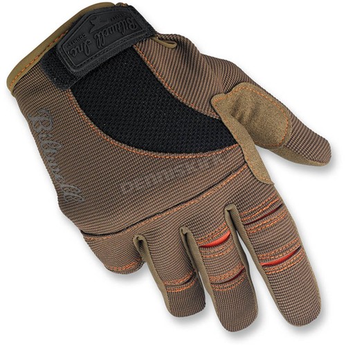 Biltwell Brown//Orange Moto Gloves Size Large