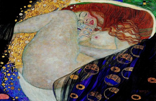 ZEIT4BILD GUSTAV KLIMT Danae BILDER LEINWAND REPRODUKTION GICLEE KUNST