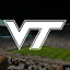 Virginia Tech University Hokies NCAA Logo Vinyl Decal Sticker 