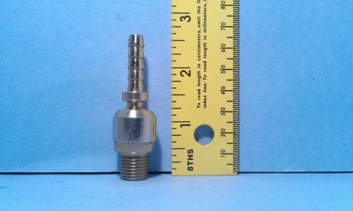 Zinc Plated Steel 1//4 ID Hose Barb Swivel 1//4 NPT Fitting Coupler Air Supply