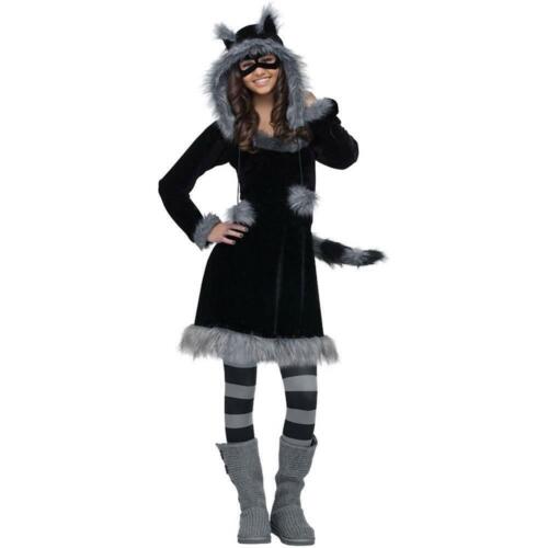 Fun World Sweet Raccoon Teen Costume Junior 0//9 Multi