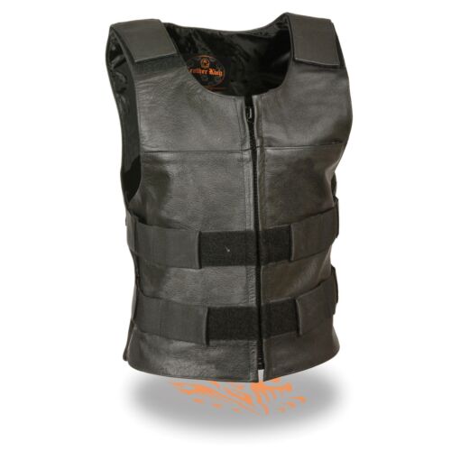 Milwaukee Leather Women’s Zipper Front Replica Bullet Proof Vest***SH1367