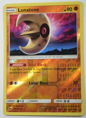 Choose Your Reverse Holo Trading Cards Details about  / Pokemon Sun /& Moon Burning Shadows