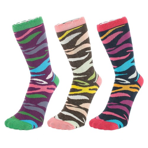 Calzini fantasia Zebrata Multicolor