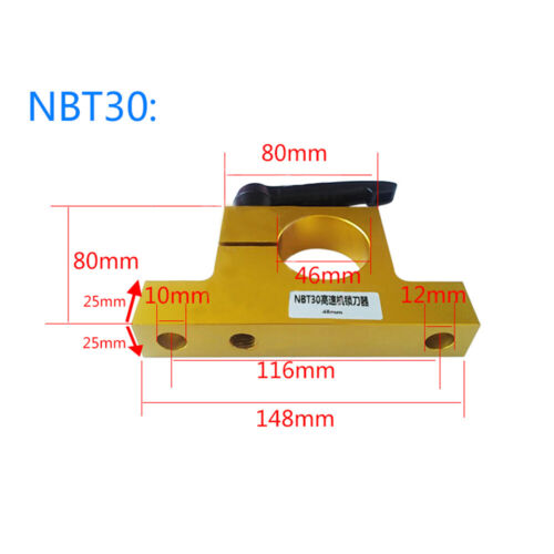 NBT30 Tool Holder Clamp Flame Proof Iron Claw CNC Router Machine Automatic Tool