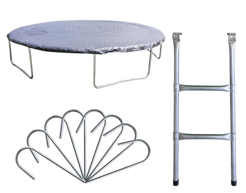 SixJump 3,70 M Gartentrampolin Grün Trampolin Komplettset TG370//1719 SixBros