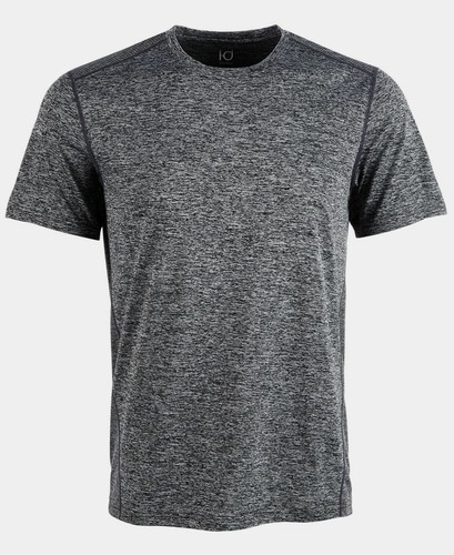 $75 ID Ideology Men/'s Gray Short-Sleeve Crew-Neck Mesh Training T-Shirt Size L