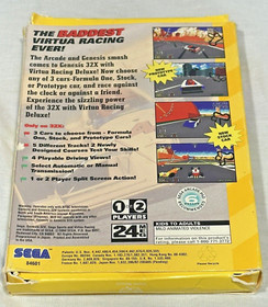 Virtua Racing Sega 32x w/Box - Authentic - Tested
