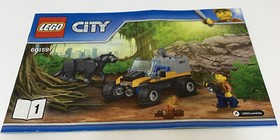 Lego City Manuals For Set 60159 Jungle Halftrack Mission NO BRICKS