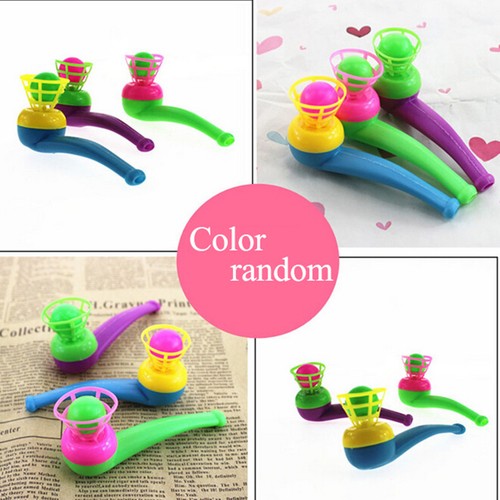 3Pcs magic floating ball game kids gift toys blow pipe balls for party game XM