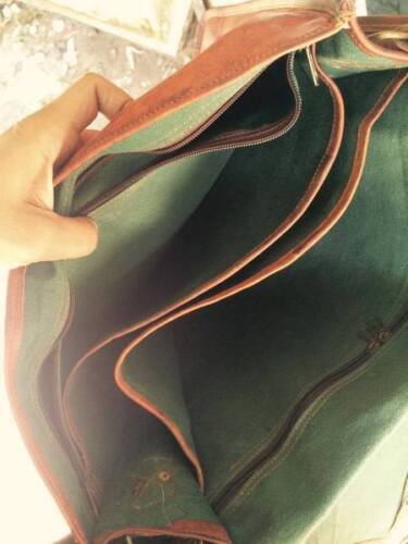 Leather Bag Men 15/" Men/'s Genuine Vintage Leather Messenger Bag Shoulder Bag