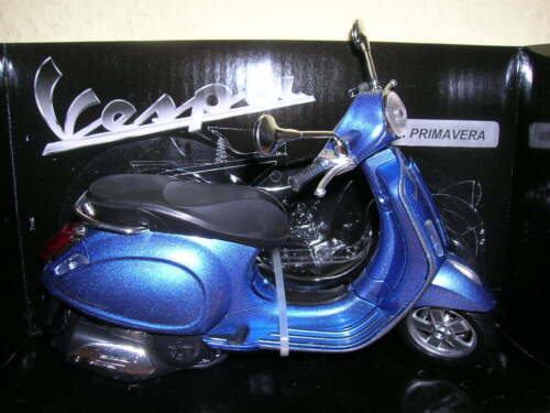 NewRay Vespa Primavera Roller Scooter blau blue 1:12 Motorbike Moto