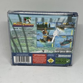 Sega Bass Fishing (Dreamcast) - Complete With Manual - Pal - CIB Broken Hinge 