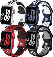 4 Pack Compatible with Apple Watch Band 49Mm 46Mm 45Mm 44Mm 42Mm Iwatch Ultra 2