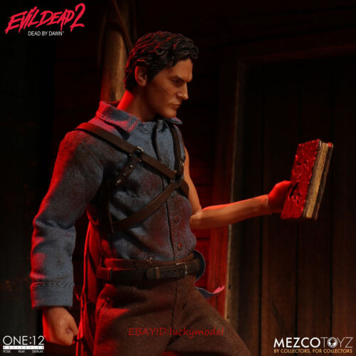 Details about   Mezco Toyz 1:12 Evil Dead 2 Dead by Dawn Ash Action Figure Model In Stock NEW 