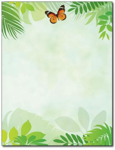 Flutter Butterfly Stationery Paper 80 Sheets 