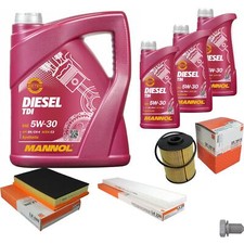 Mahle Inspection Set 8 L mannol Diesel Tdi 5W-30 pour VW De Sharan 2.8