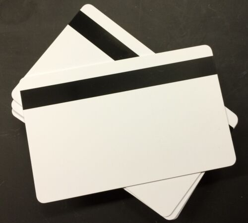 Narrow Mag Strip Stripe Gloss Inkjet PVC Blank ID Cards HiCo Epson Canon-Lot 100 