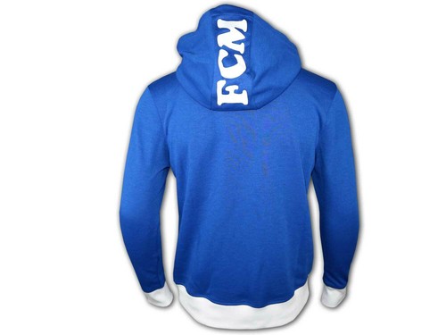3XL Uhlsport 1.FC Magdeburg Kapuzen Sweatshirt FCM Fanartikel Hoody blau Gr.S