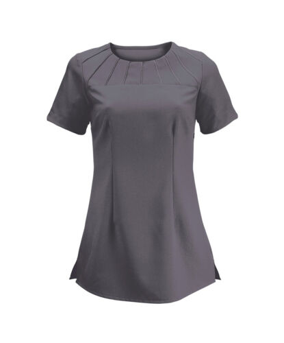 GREY BEAUTY TUNICS FOR SALONS HEALTH CARE PROFESSIONALS, HAIRDRESSERS SPA