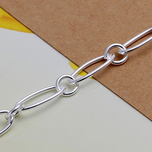 con Sterling plata da194 Pulsera señora cadena de anclaje lejos joyas 20cm pulsera PL
