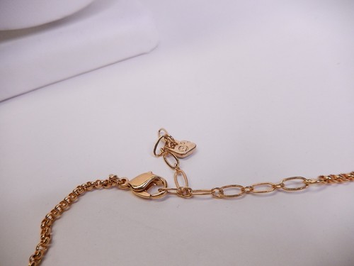 Signed Swarovski Collar Necklace Pave Crystal Gold Plated 14.5-17/" N243