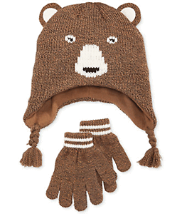 Carter/'s Boys or Little Boys Winter Hat and Gloves Set Kids Age 4-7