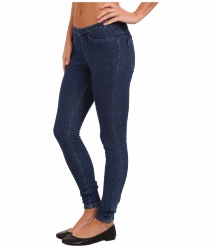 $40 HUE U13316 Original Stretch Blue Denim Jeans Leggings Medium Wash
