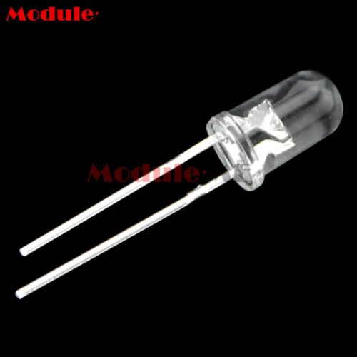 200PCS 5mm Round Red Water Clear LED Light Diodes Kit UK
