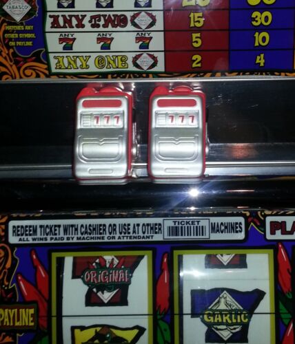 Pair of CDS Casino Data Systems Stress Foam Slot Machines Promo Item Lot of 2