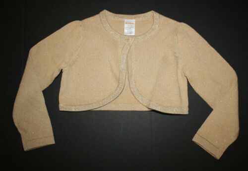 New Gymboree Outlet Gold Glitter Shine Cardigan Sweater NWT 3t 4 6 7 8 10 12 Kid 