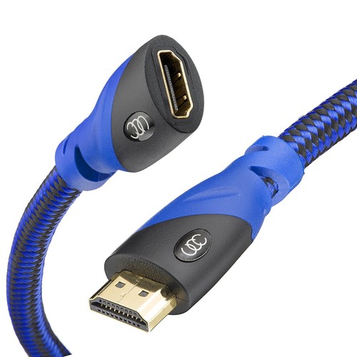 HDMI Extension Cable Male to Female 3D 60Hz Extender Adapter Cord 4K Gold-Plated