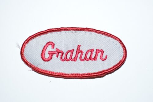 Employee Embroidered Worker Name Tag Sewn Patch for Uniform Work Shirt Jacket 