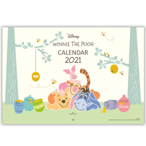 Disney Winnie The Pooh 2021 Calendario Japón para Montar en Pared Grande