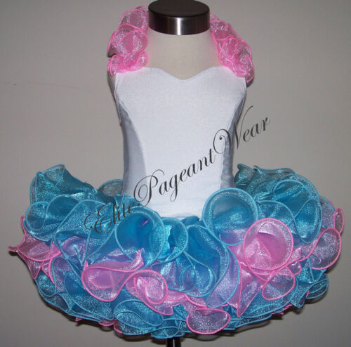National Pageant Dress Shell  sizes 6mos to 5/6 Girls 