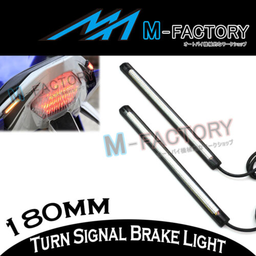 18cm Rear Footpegs Brake Indicator LED Strip Light For R1200 S1000RR F650 800 GS