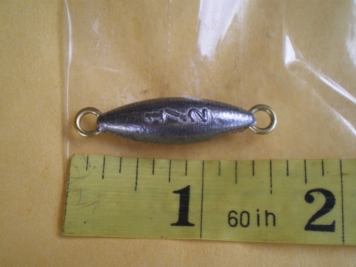 3//4 1//2 oz Torpille Style en ligne Trolling Plomb 1 G//Qualité 36 pcs 12 EA