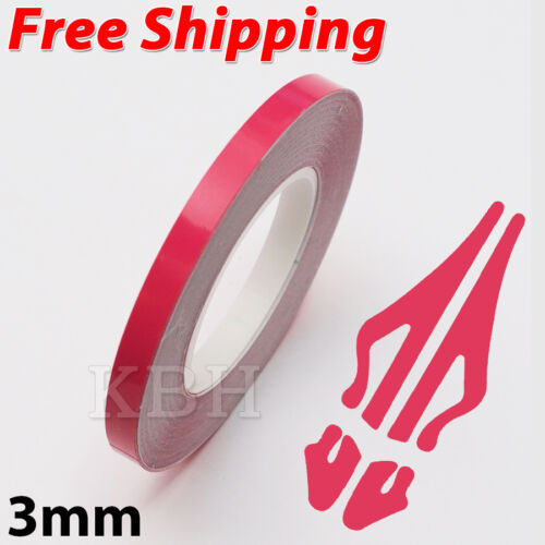 Details about   Magenta Pink Self Adhesive Car Pin Stripe Coach Tape Styling Stripe 3mm x 10mtr 