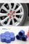 20x Blue Car Wheel Nut Lug Dust Cover Cap Protector Tyre Bolt Hub Screw Cap