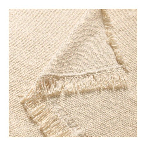 Jeté de lit Oddrun Couleur Naturelle Beige Doux et Facile Care 130 x 170 cm