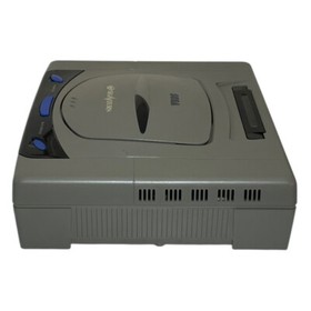 Sega Saturn Gray Console W/controller,1 games Fighters Megamix /JAPAN tested
