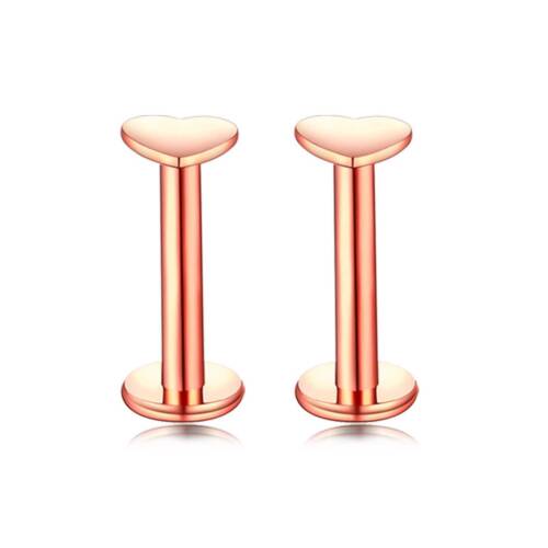 Details about   12pcs 16G 316L Stainless Steel Lip Bar Labret Rings Tragus Stud Piercing Jewelry 