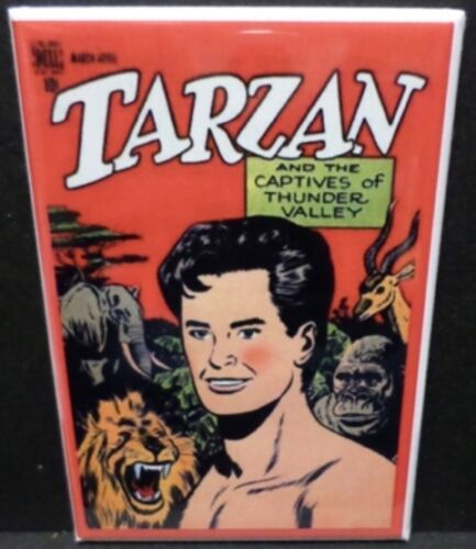 Tarzan #2 Vintage Comic Book Cover 2/" x 3/" Fridge Locker MAGNET Burroughs