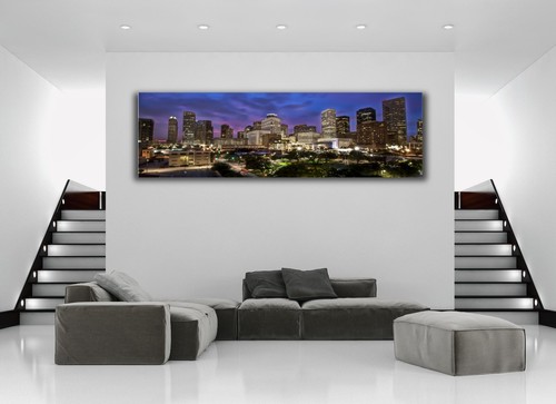Houston Texas City Skyline Canvas Print Art Home Decor Wall Art