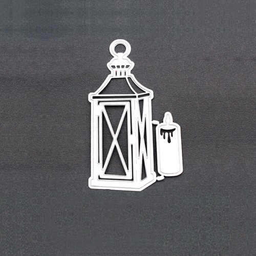 Candle Light Metal Cutting Dies Christmas Stencils Scrapbooking Xmas Cards DIY