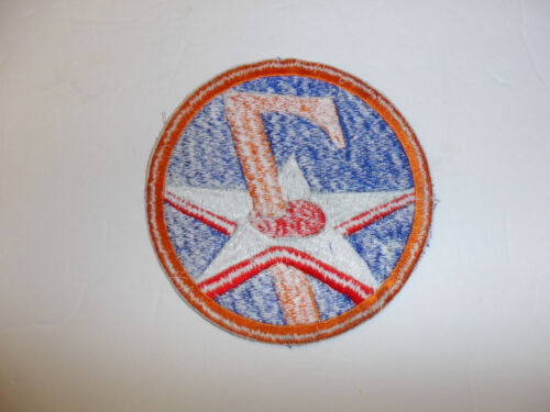 0414 WW2  Large 7th US Army Air Force Patch R13B