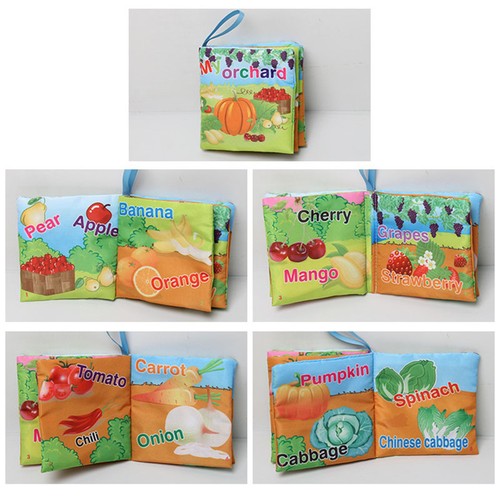 Baby Toys Cloth Books Intelligence Development Tools Infant Child Bed Cognize