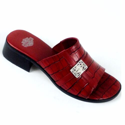 Harley-Davidson Women RED PEGGY SANDAL STYLE # 82235 SIZE 6 7,9 